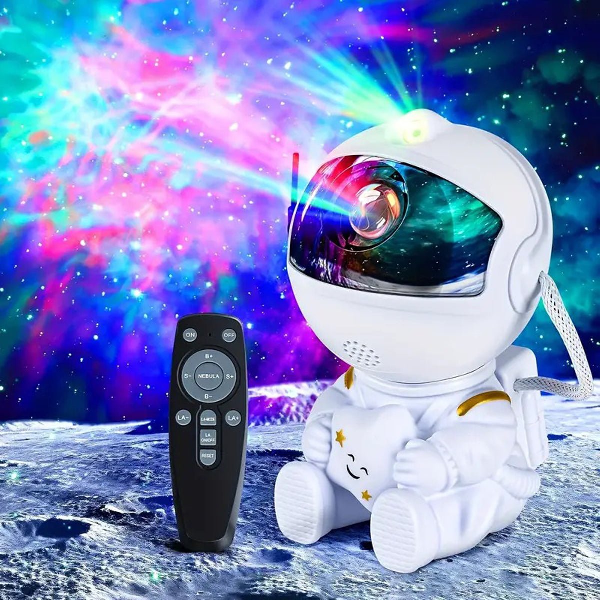 Astronaut Starry Night Light Projector For Aesthetic Room Decor Gift